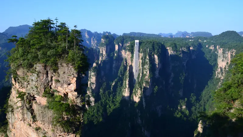 zhangjiajie ascensore