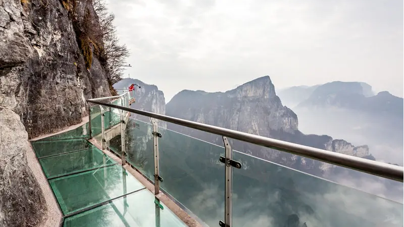tianmen passerella vetro