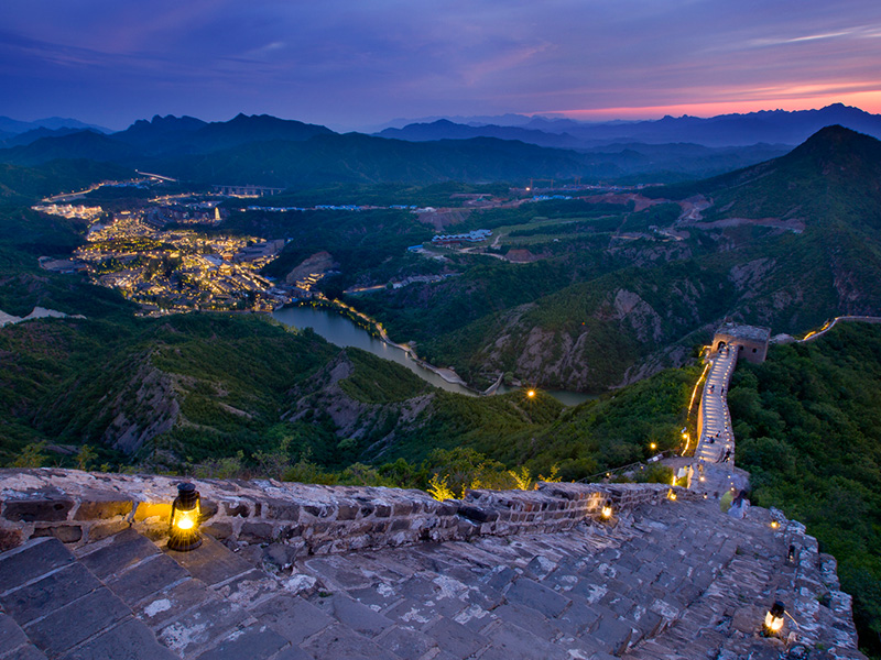 grande muraglia notturna