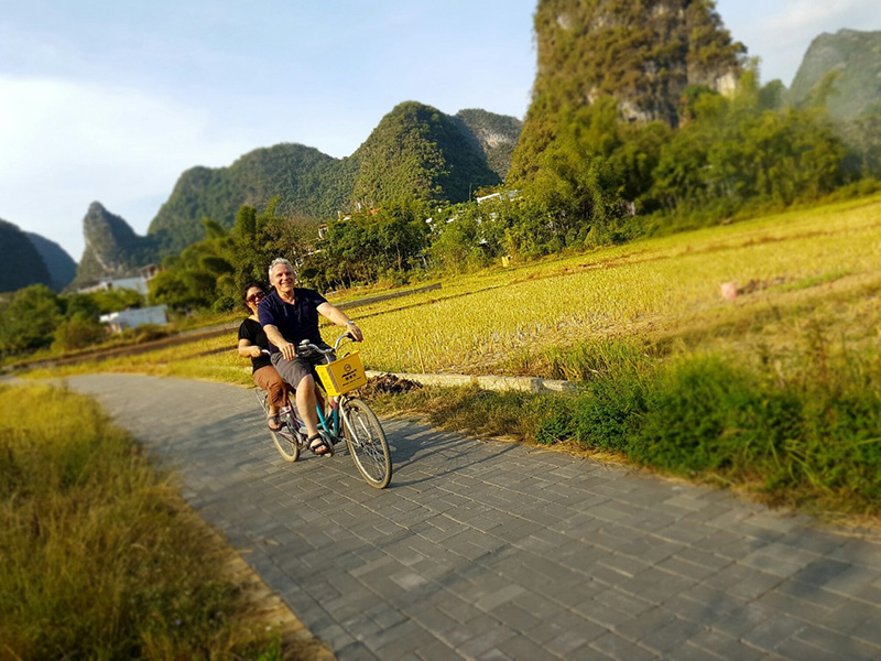 giro in bici a yangshuo