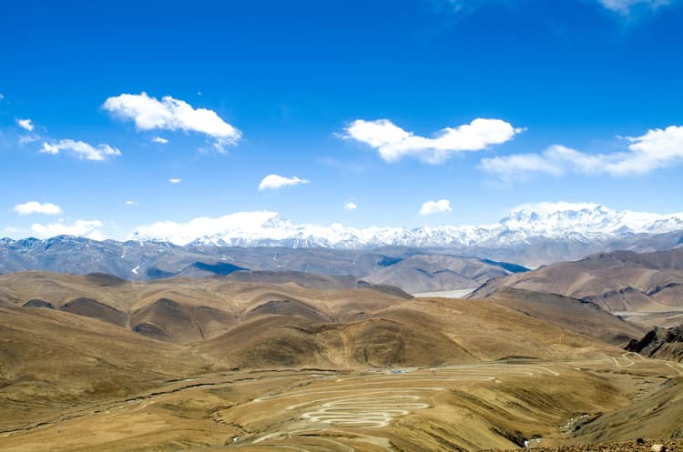 Ammirare l'Himalaya dal Passo Jiawula