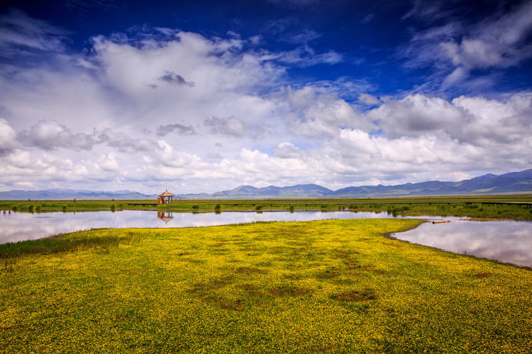 Lago Huahu di Ruoergai